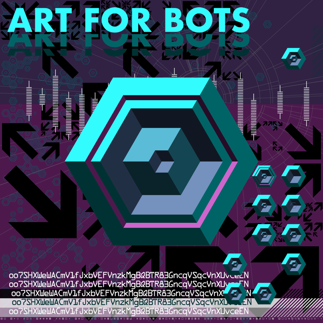 Hexagones - Art for Bots for Humans #20