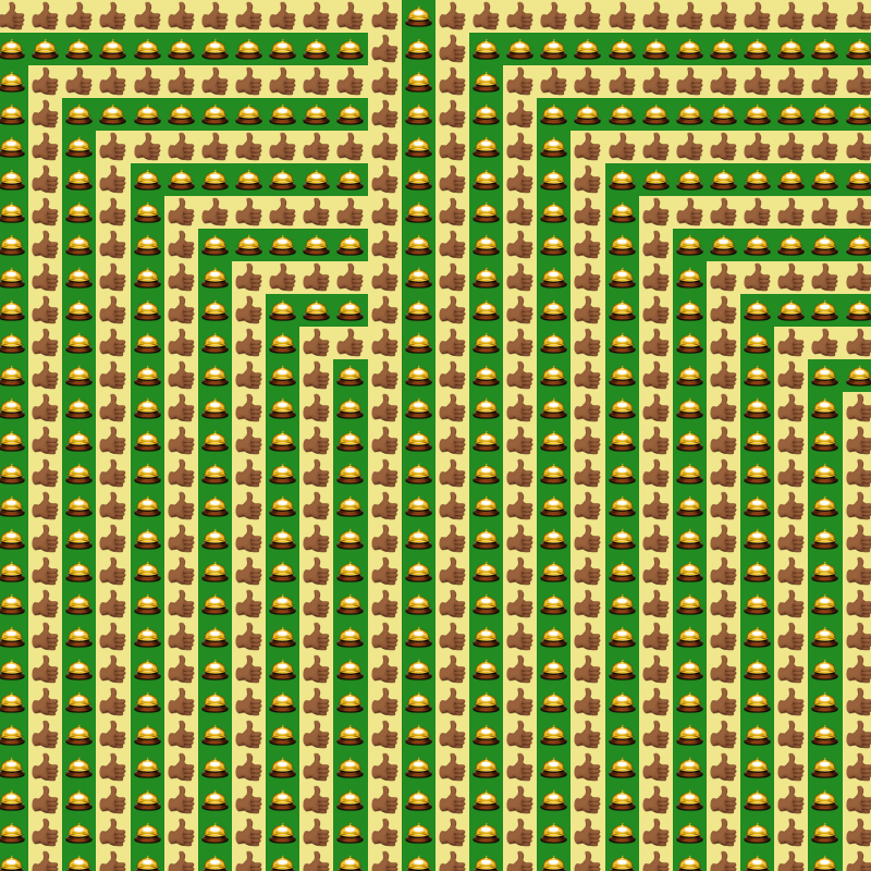 Elementary Cellular Emoji Automata #973