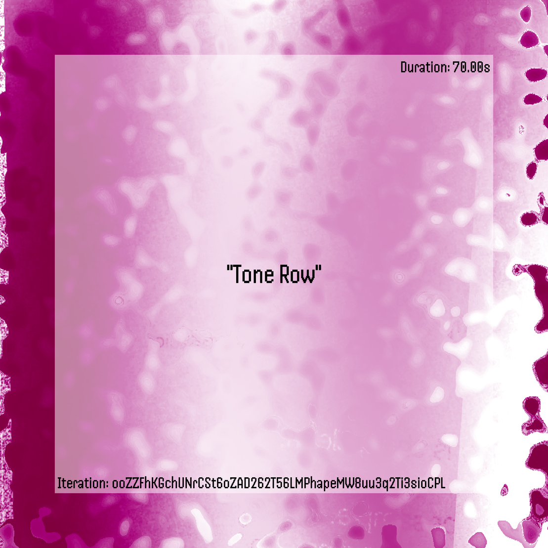 Tone Row #70