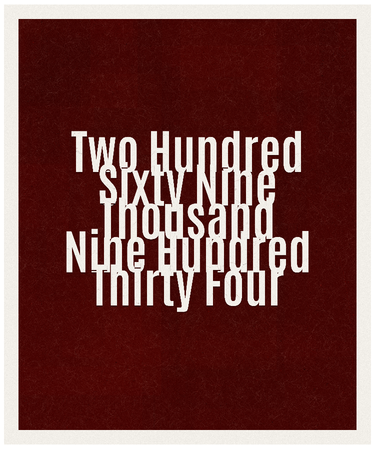 Count #269934