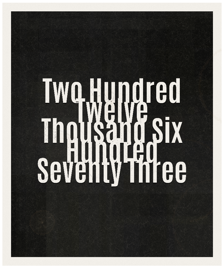 Count #212673