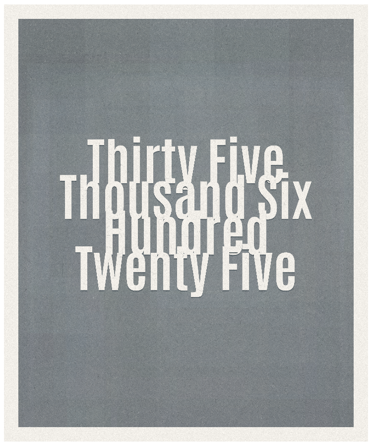 Count #35625