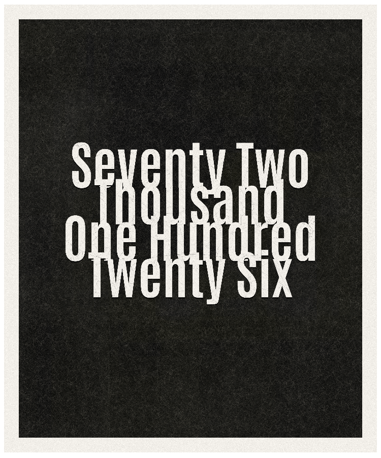 Count #72126