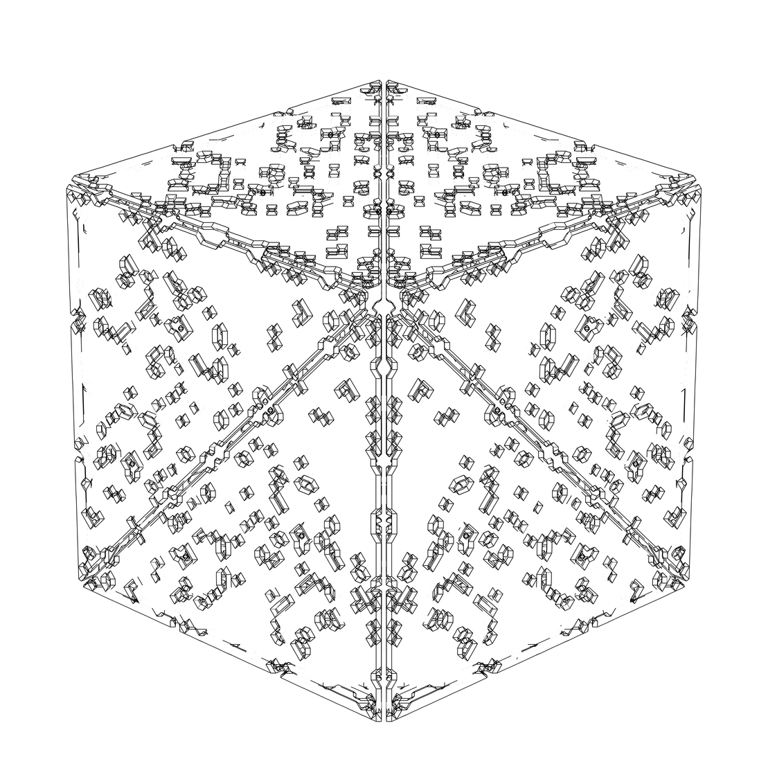 LL21 Alien Art Cube #809