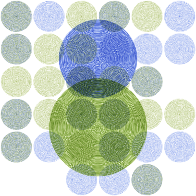 Brushed Circles #101