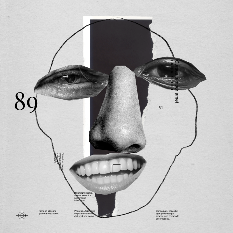 Collage faces #77