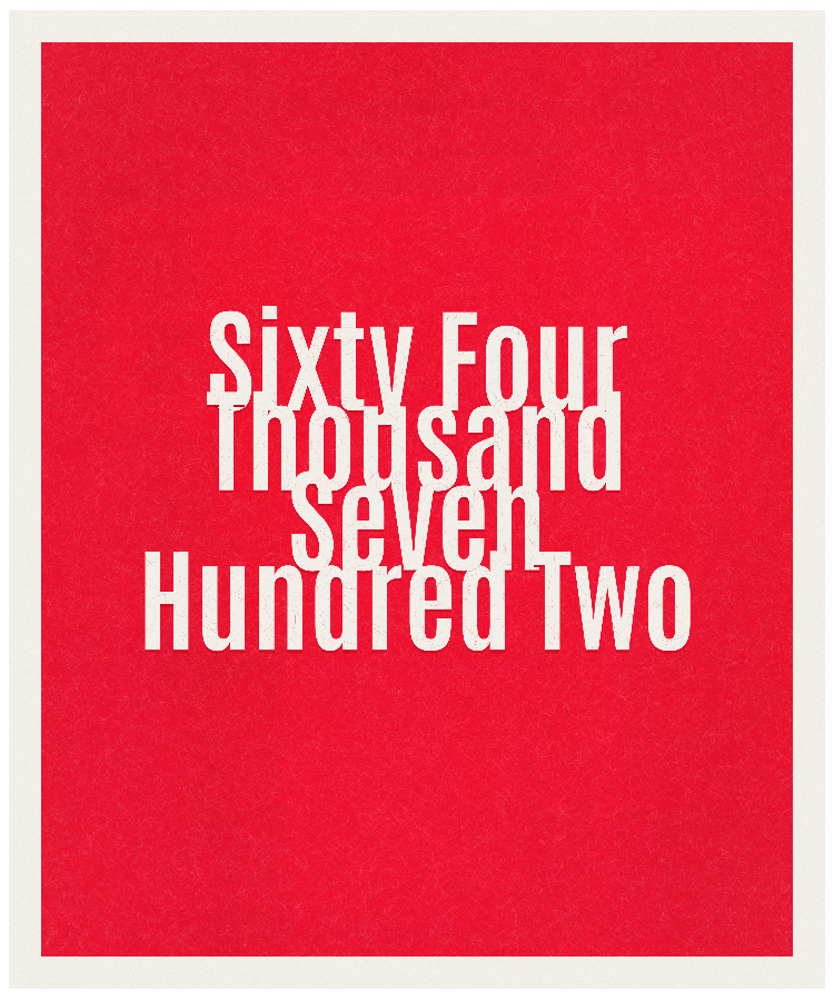 Count #64702