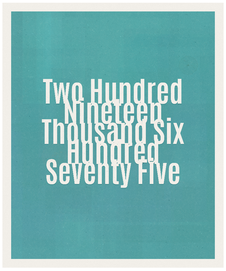 Count #219675