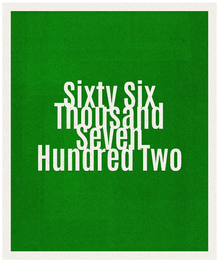 Count #66702