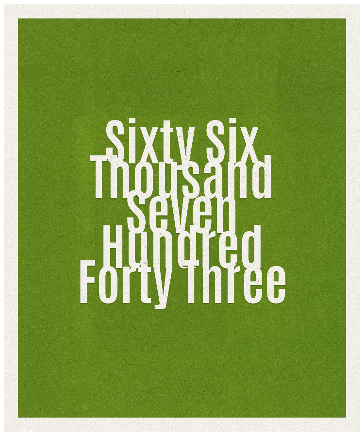 Count #66743