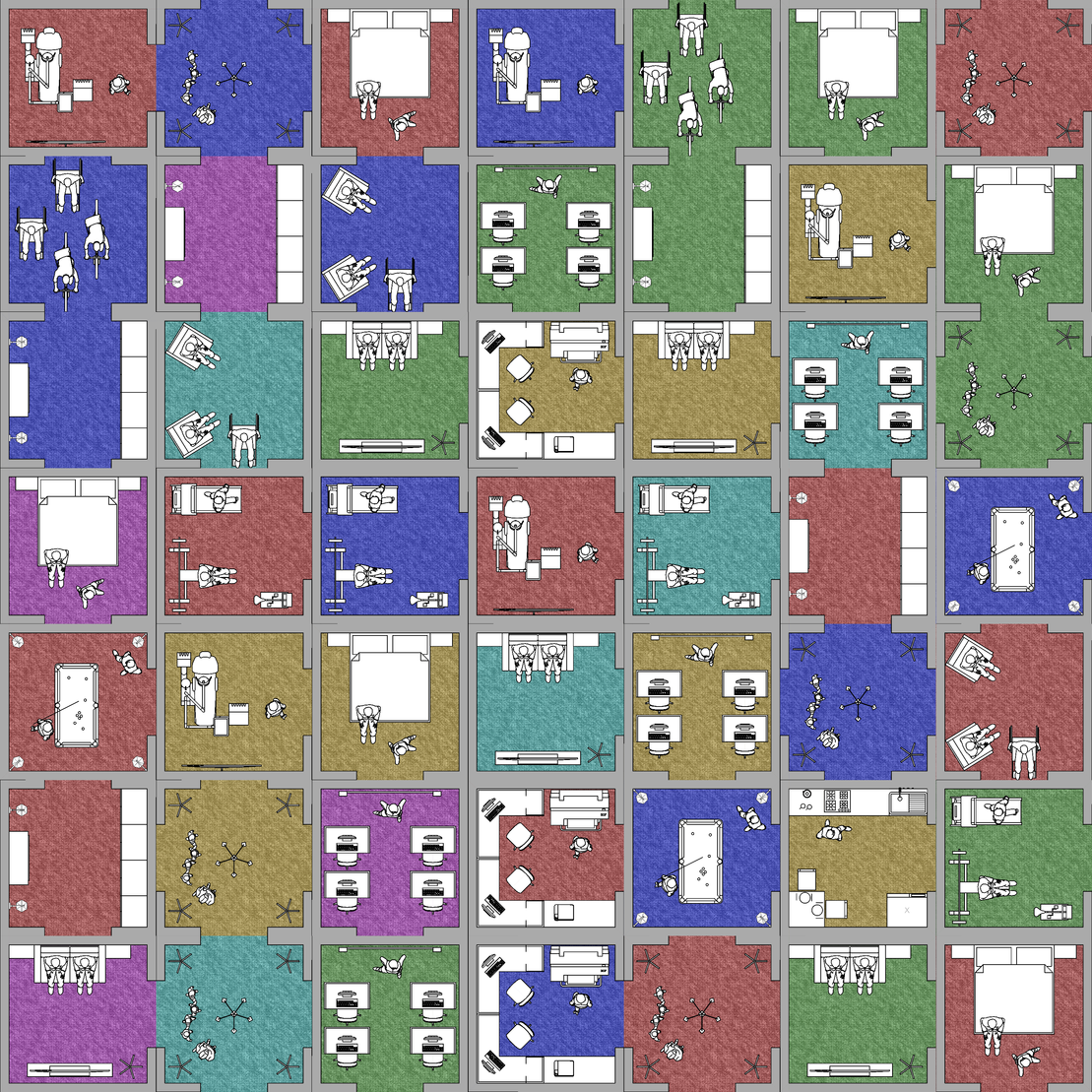 Harlequin block building #33