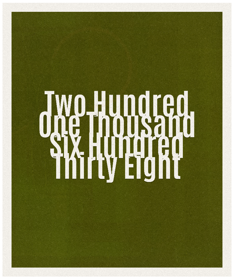 Count #201638