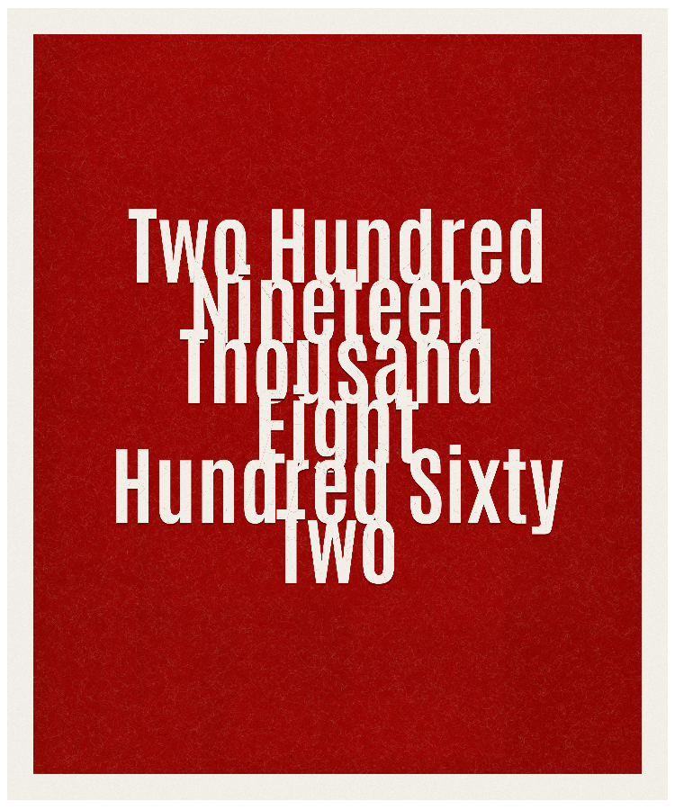 Count #219862