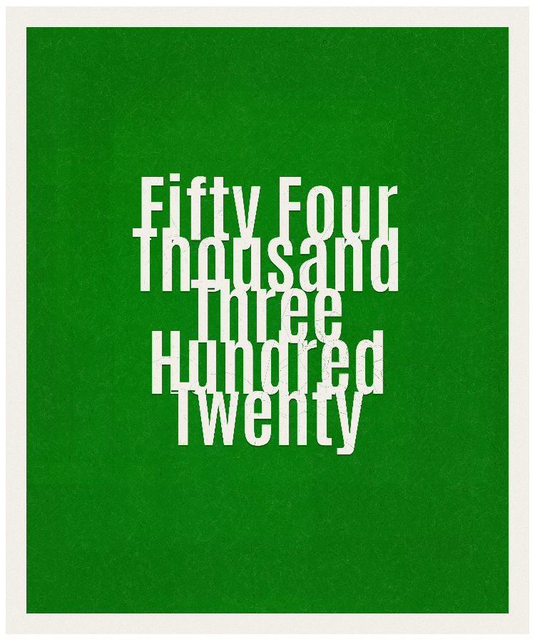 Count #54320