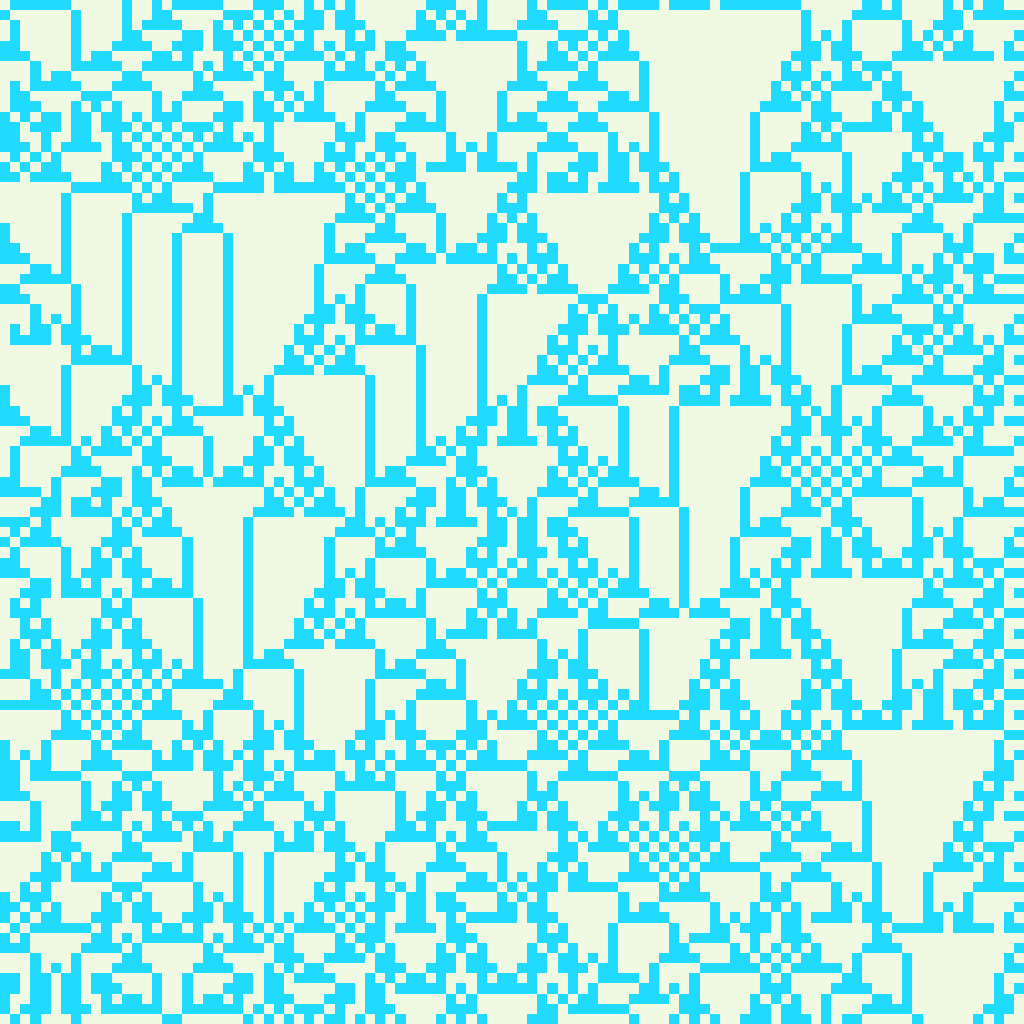 Blending Neighbors Cellular Automata #2