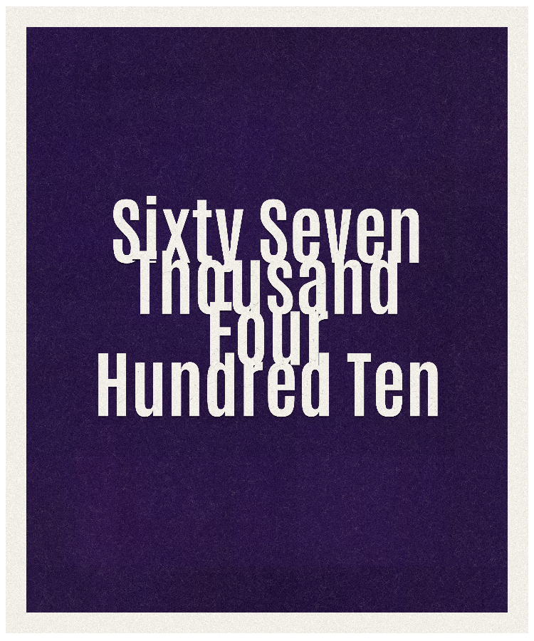 Count #67410