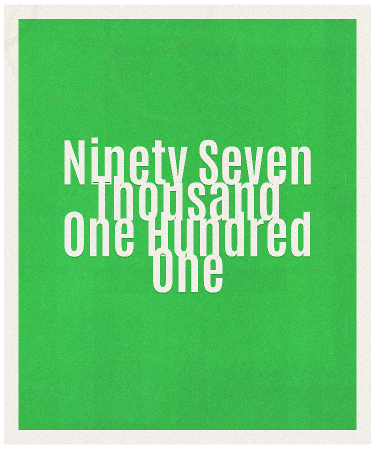 Count #97101