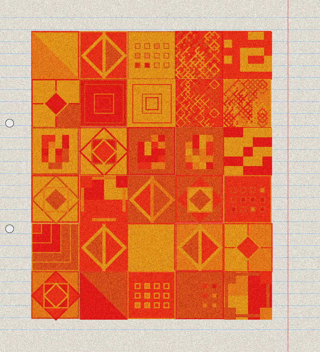 sketchbook page 8: annoying grid #36