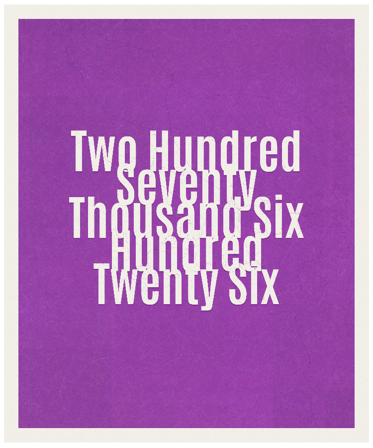 Count #270626