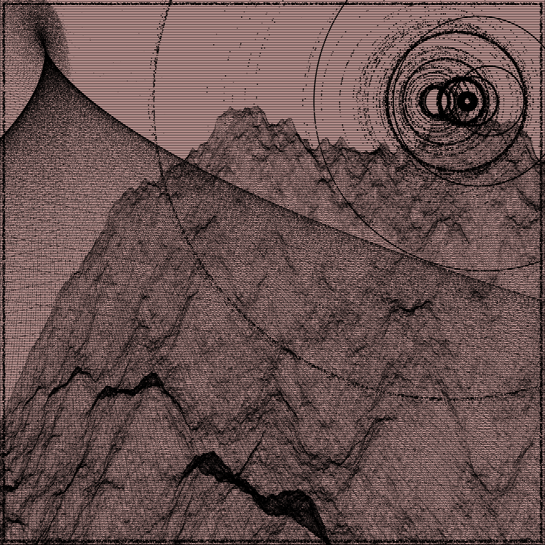 Surreal classic generative landscape #35