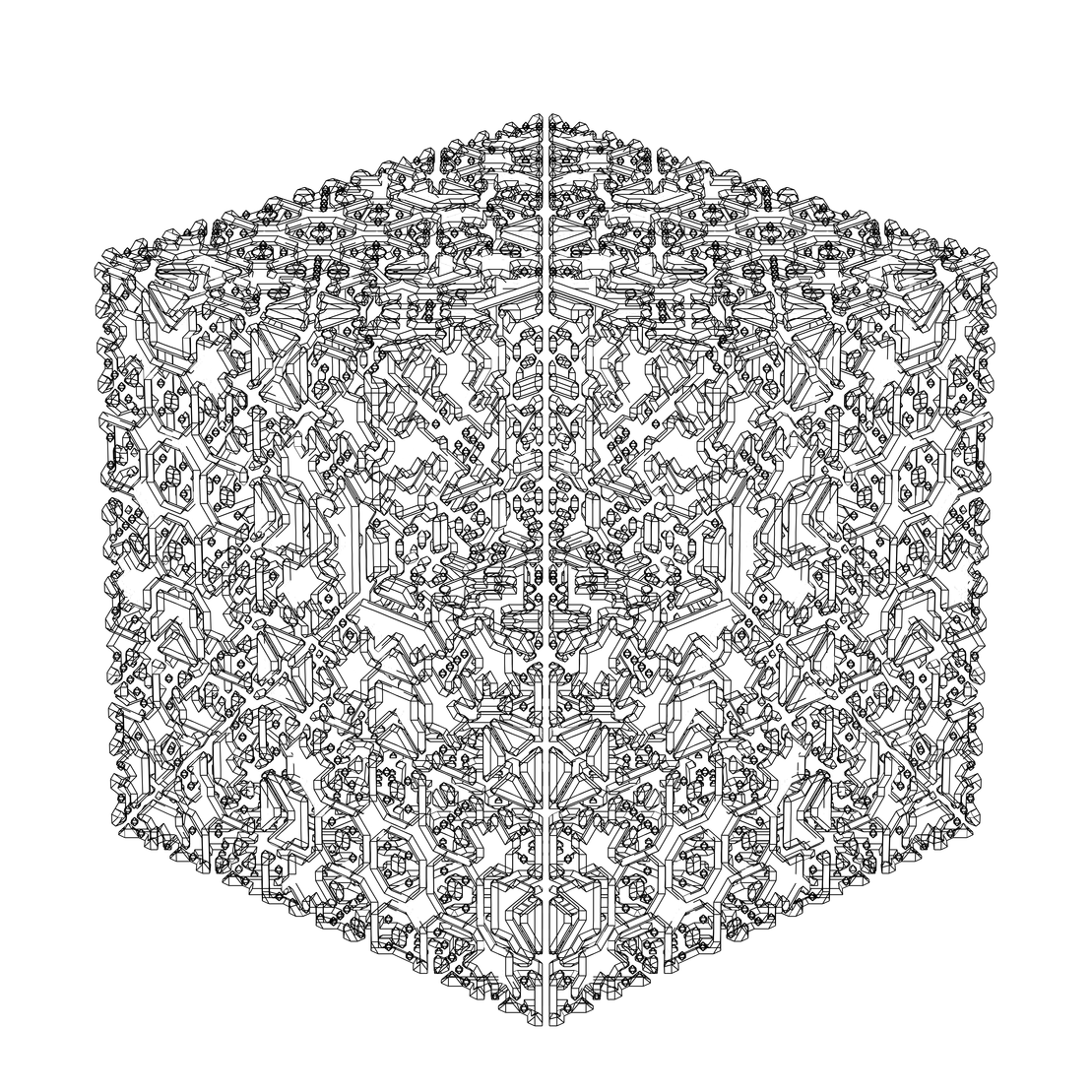 LL21 Alien Art Cube #888