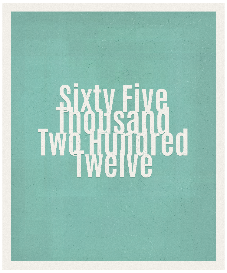 Count #65212