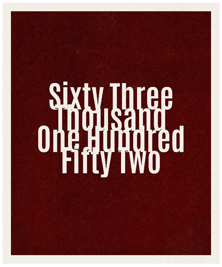 Count #63152