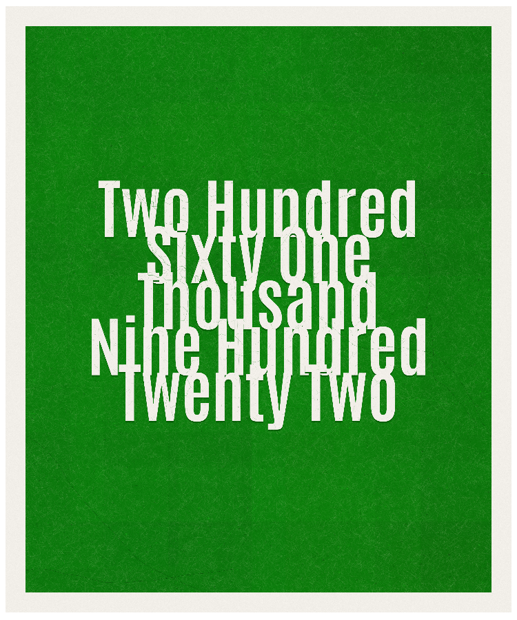 Count #261922