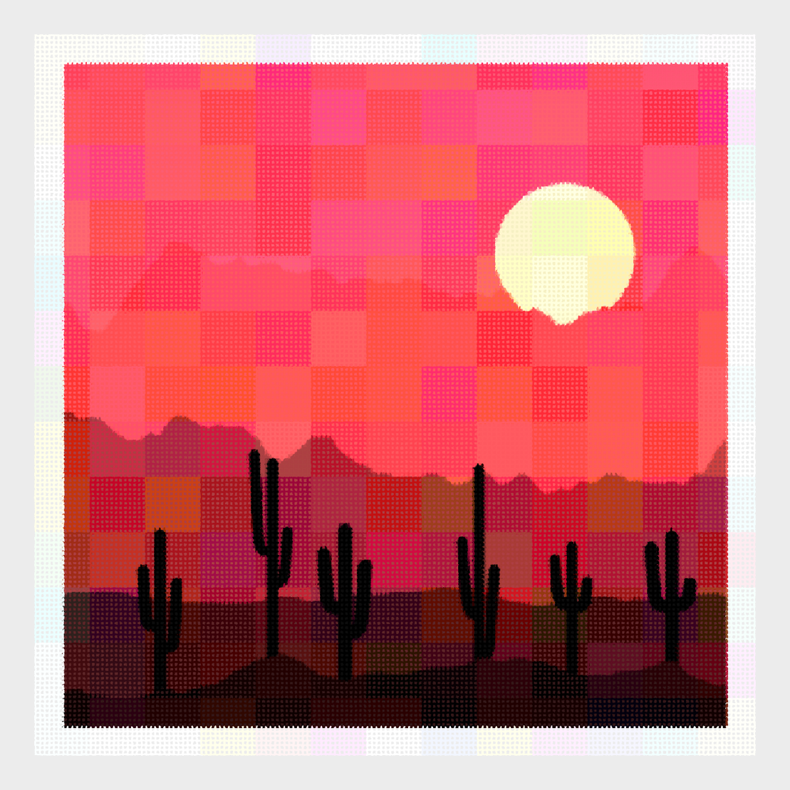 Saguaros #101