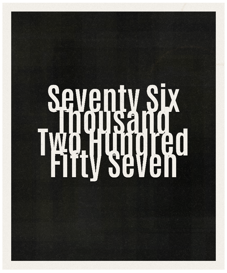 Count #76257
