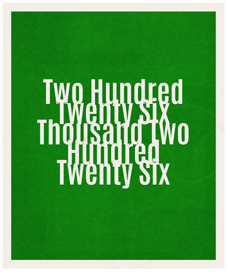 Count #226226