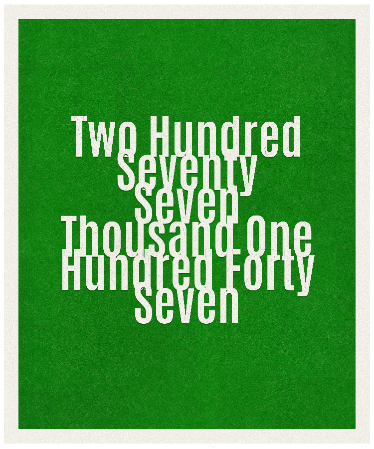 Count #277147