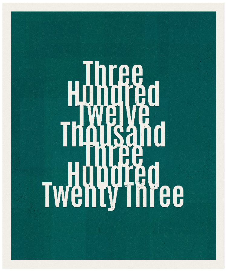Count #312323