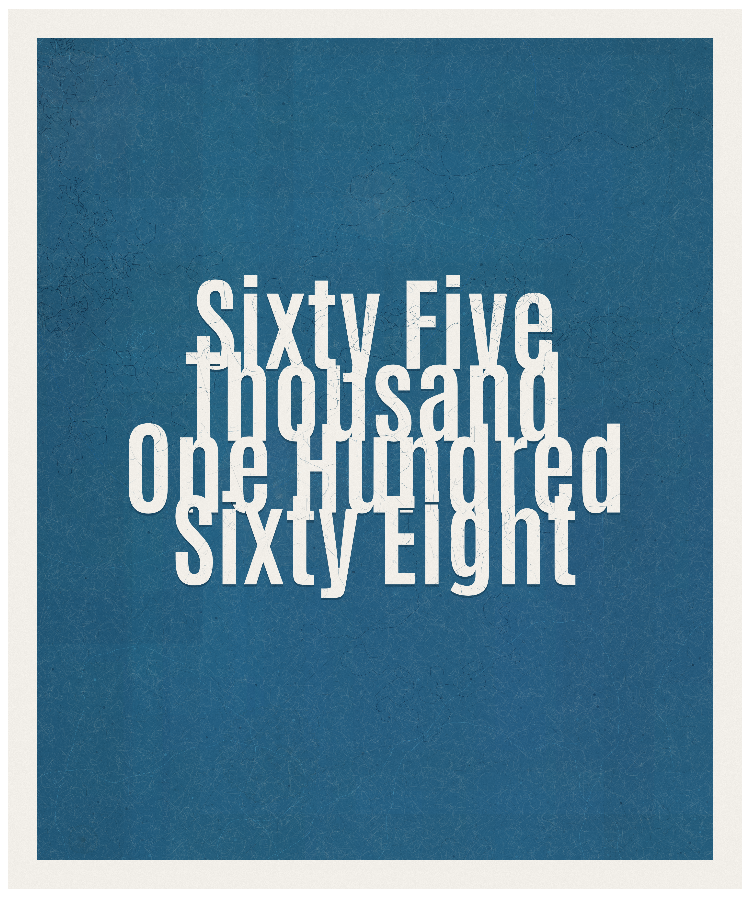 Count #65168