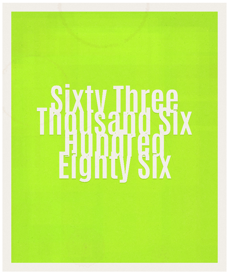 Count #63686