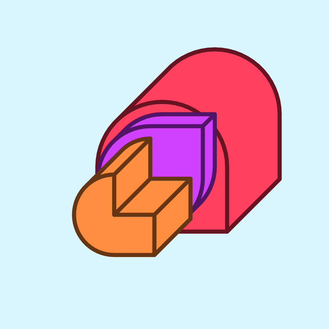 Calm shapes #1297