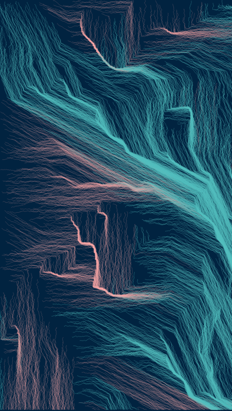 Algoscapes | Rock-face #169