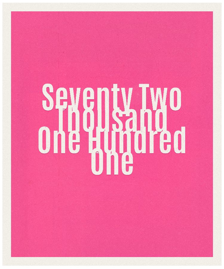 Count #72101