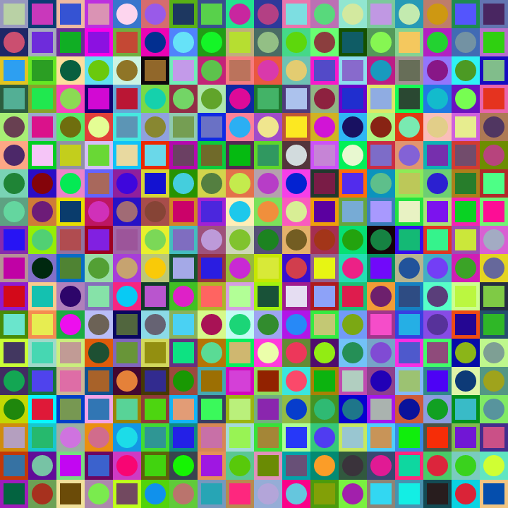Square Dot Composition #263