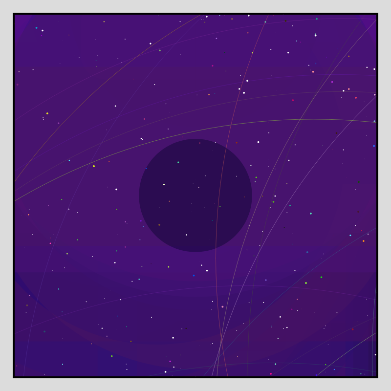 Color Field Starry B #61