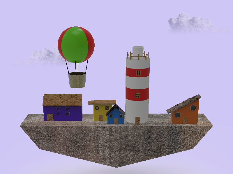 Coastal village #3