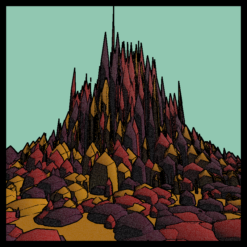 Crystal forest #18
