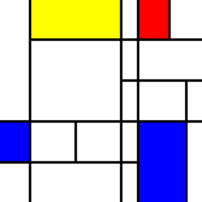 compositioninredblueandyellow.art, (NFT) #45