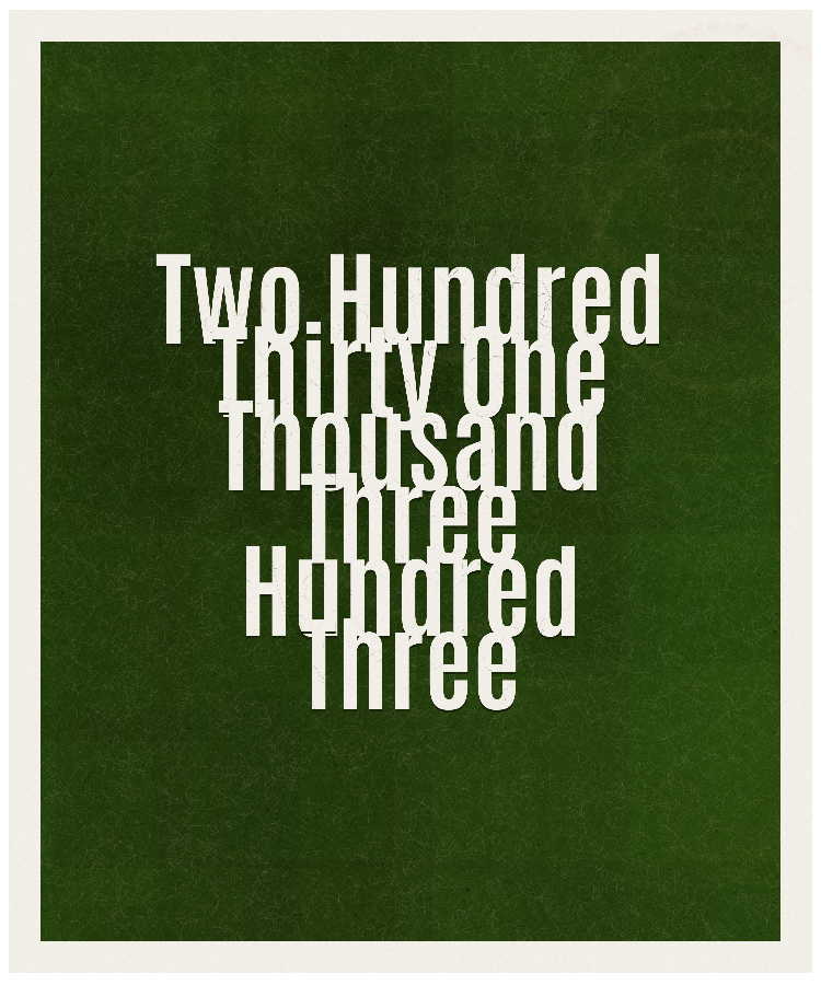 Count #231303