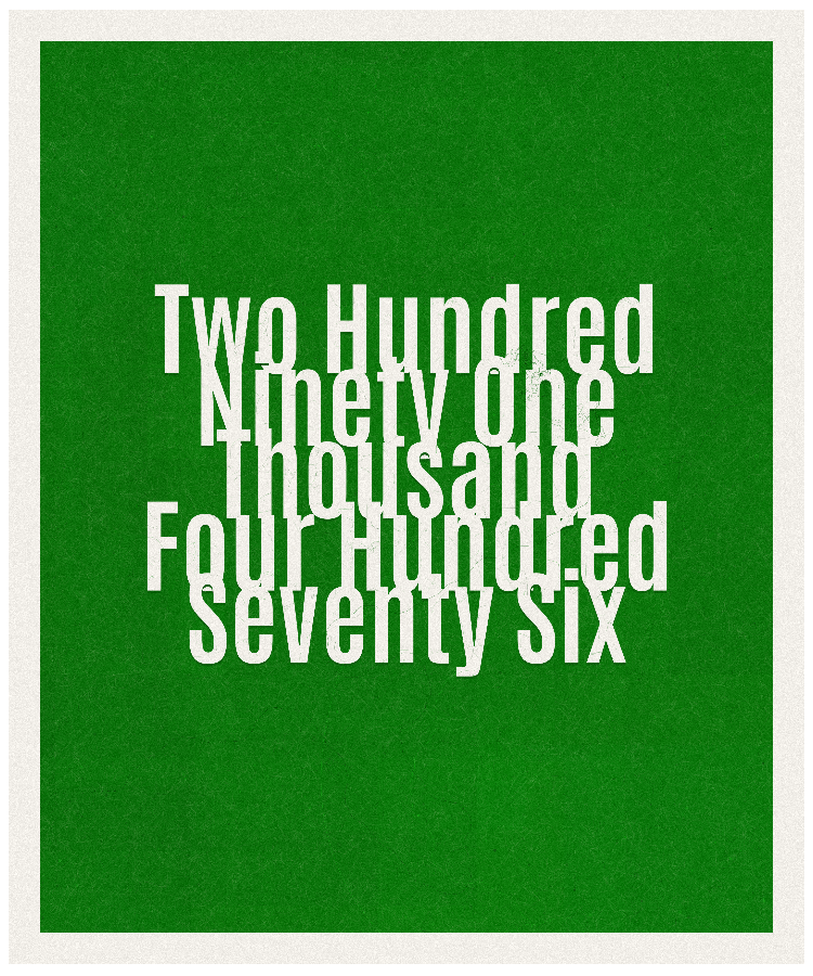 Count #291476