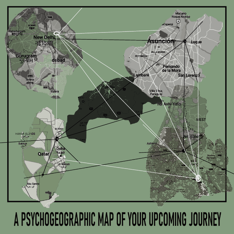 PSYCHOGEOGRAPHIC MAP  #4