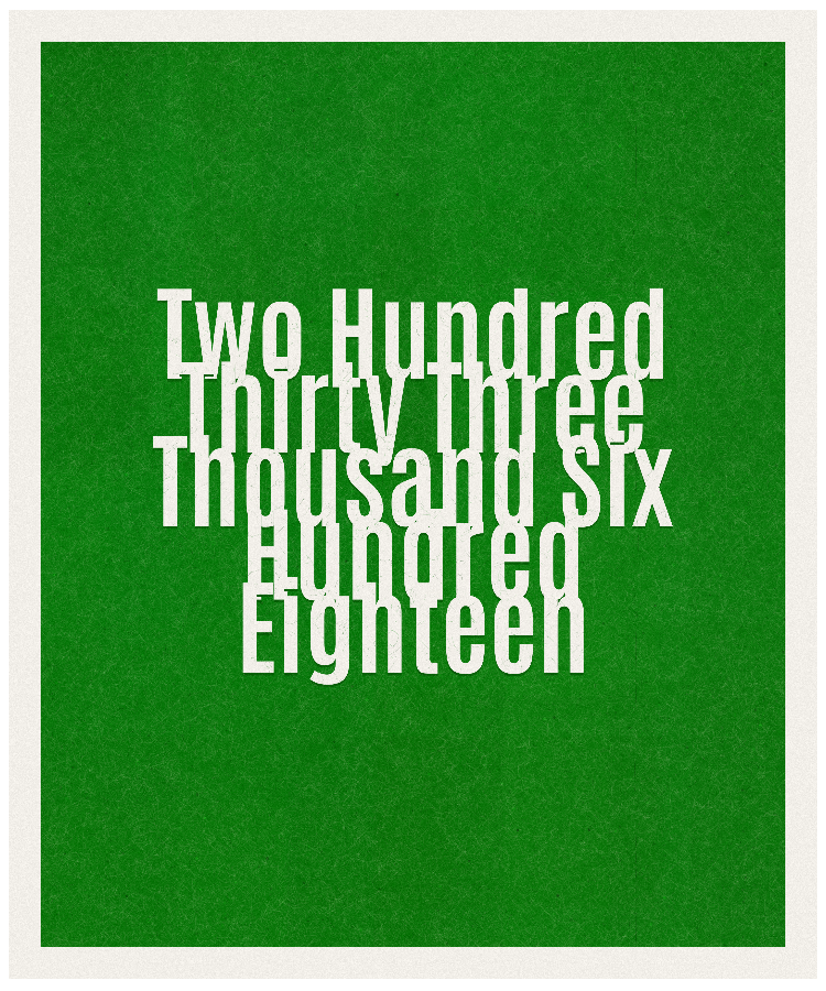 Count #233618