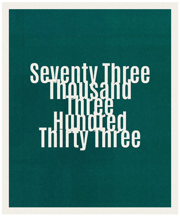 Count #73333