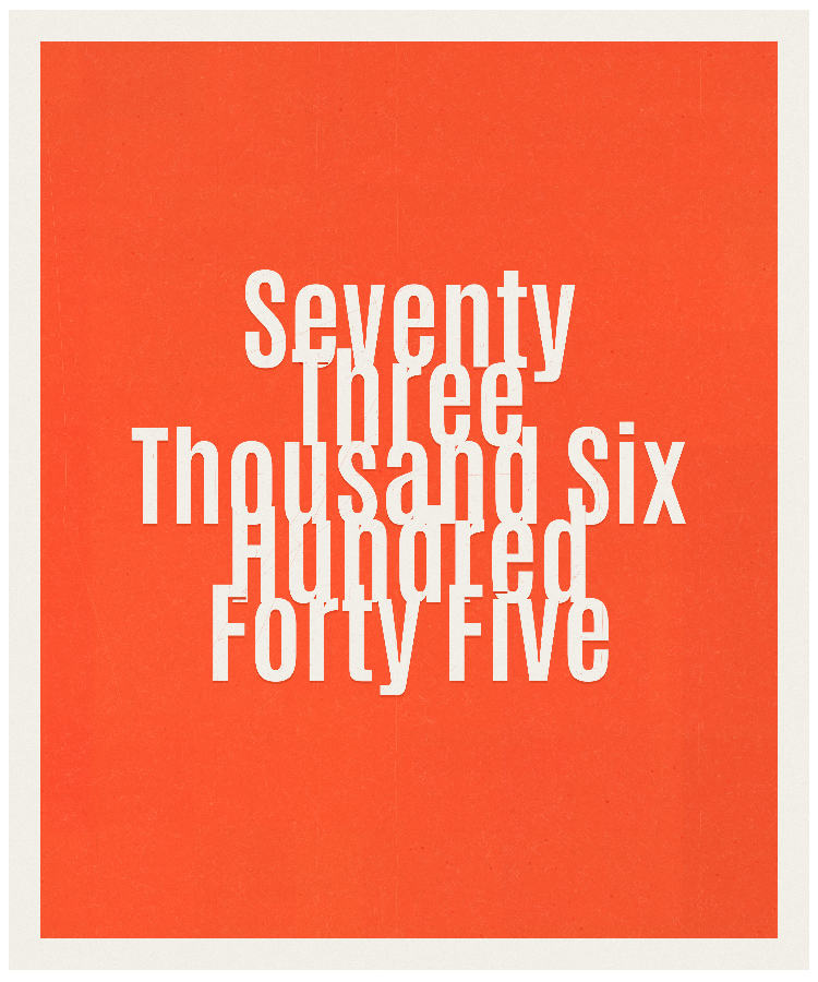 Count #73645