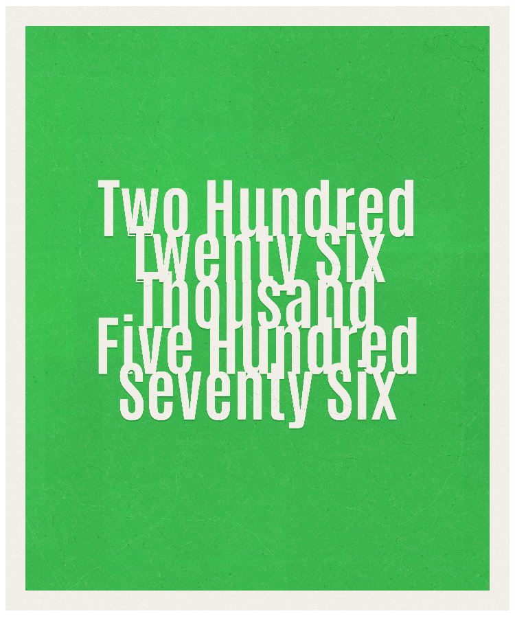 Count #226576